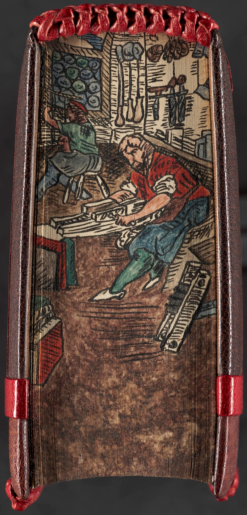 Illustration for article titled Fore-Edge Paintings: The Secret Works of Art Hidden Inside Book Pages